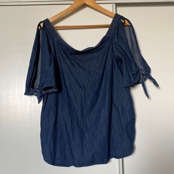 Lauren denim open arm shirt - Picture 1 of 2